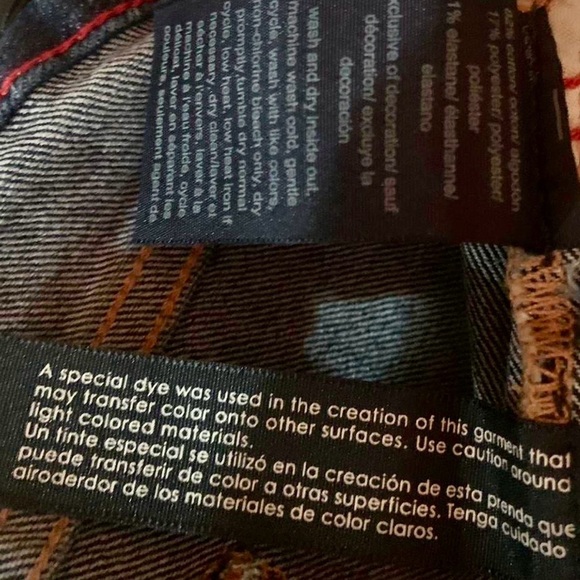 NWT Tommy Hilfiger Sz 2 women’s TriBeCa TH flex raw cuff Dark wash jeans - Picture 8 of 9